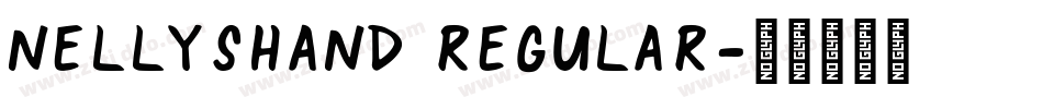 NellysHand Regular字体转换